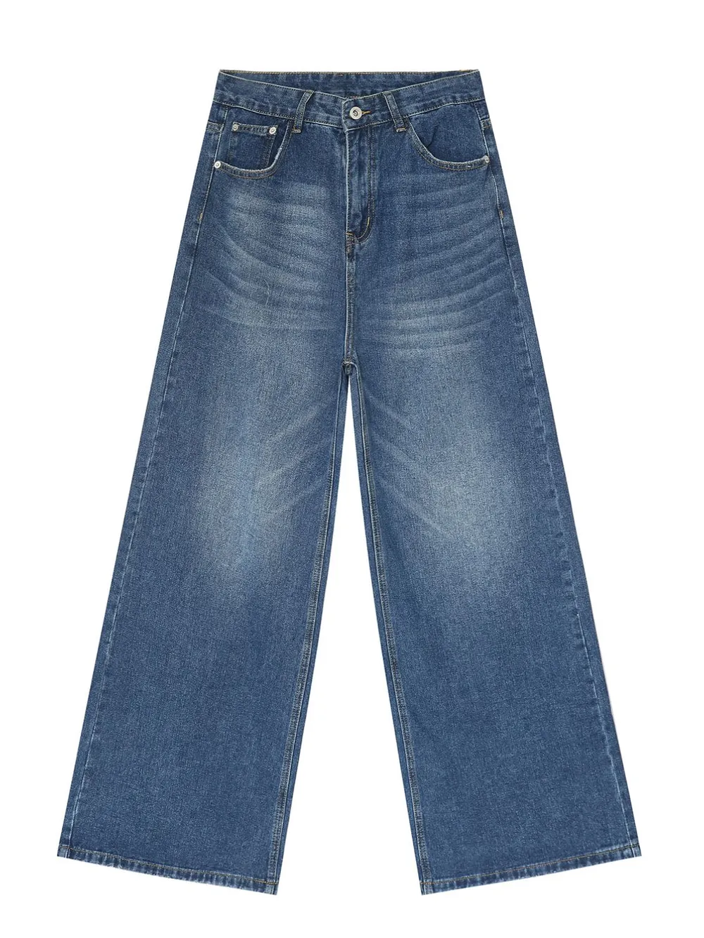 Wide Leg Jeans with Pockets, image 9