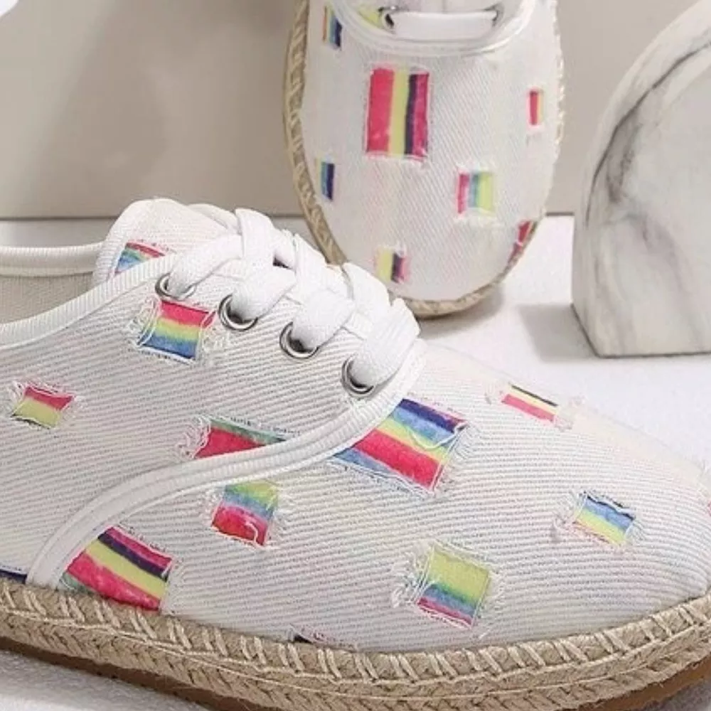 Round Toe Lace Up Sneakers, image 3