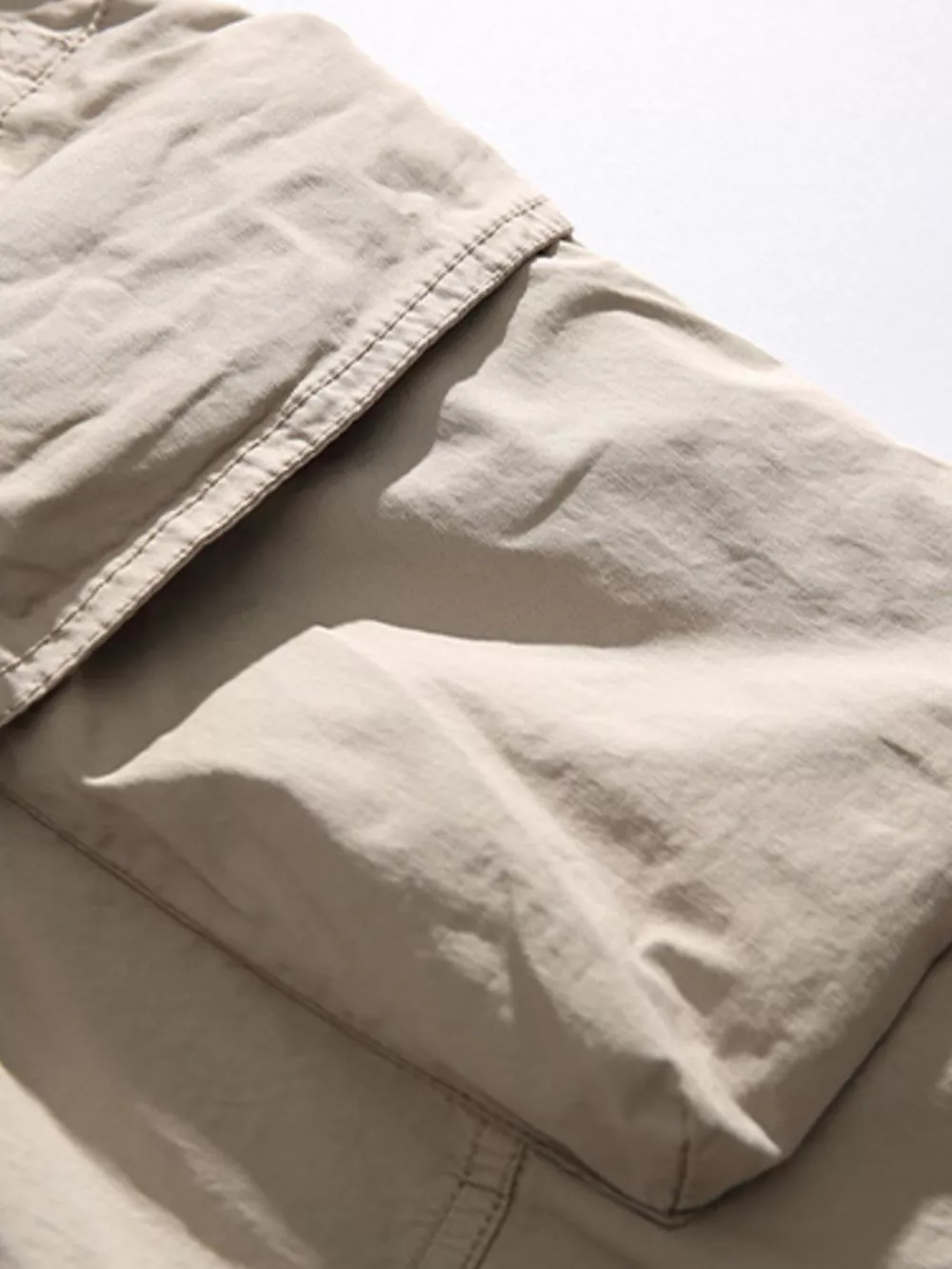Men's Full Size Multiple Pockets Pants Set Plus Size, image 6