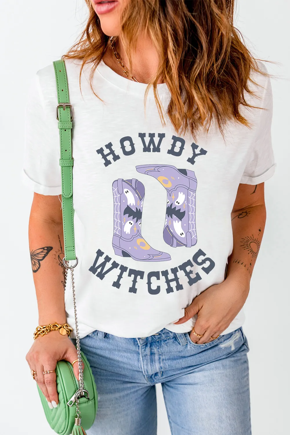 Graphic Round Neck Short Sleeve T-Shirt, image 6
