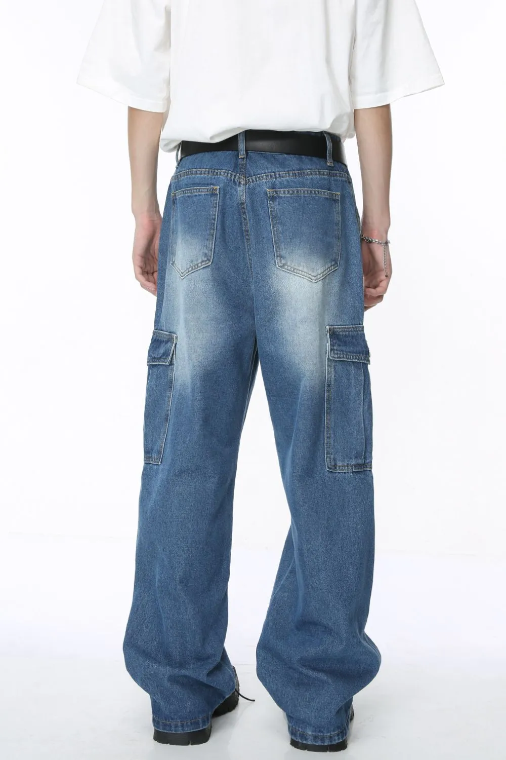 Baggy Jeans with Cargo Pockets, image 3
