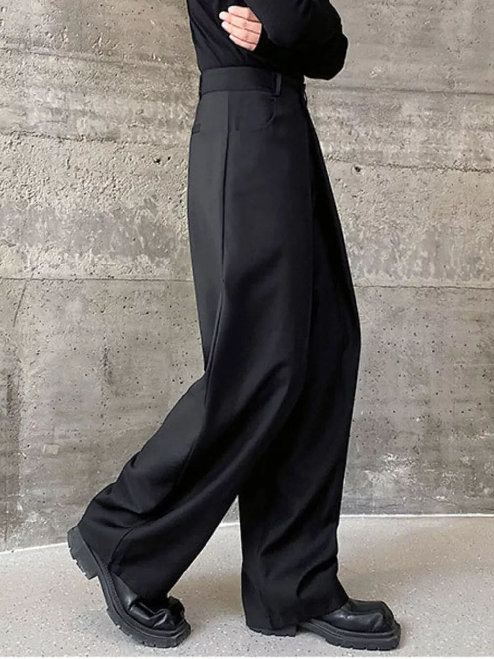 Men's Wide Leg Dress Pants, image 2