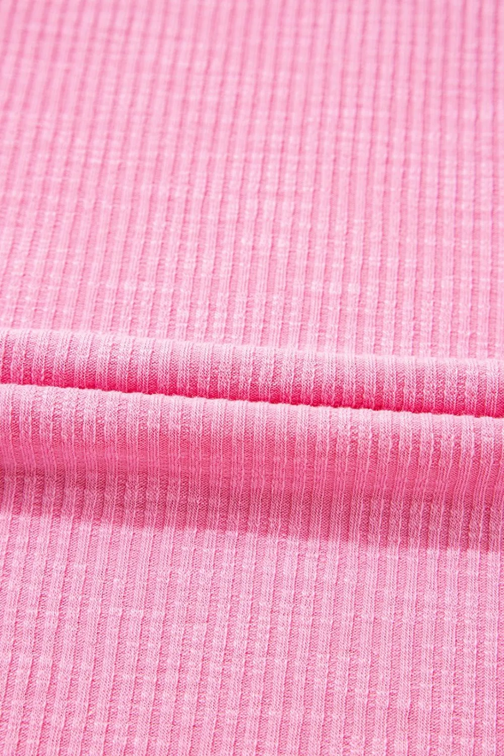 Striped Ruffle Flutter Sleeve Ribbed Blouse, image 10