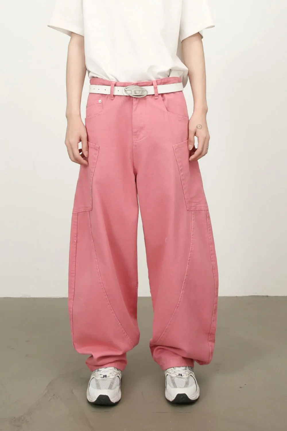 Men's Mid Rise Wide Leg Jeans, image 4