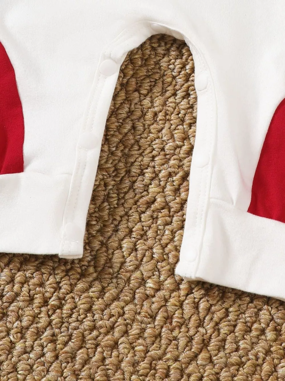 Children's 2-Piece Christmas-Themed Set with Jumpsuit and Santa Claus Hat, image 4