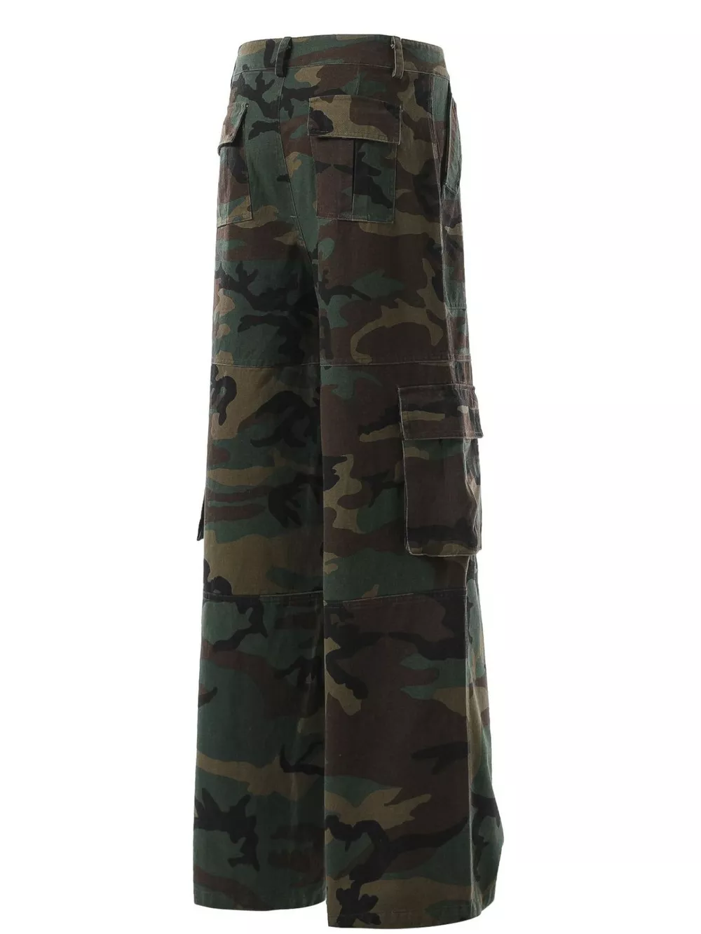 Men's Camouflage Wide-Leg Cargo Pants, image 2