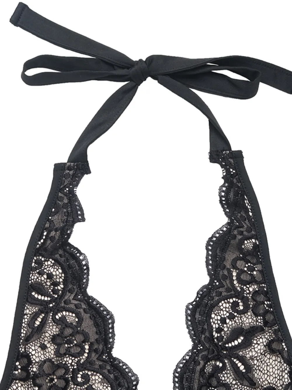Lace Halter Neck Bodysuit, image 8