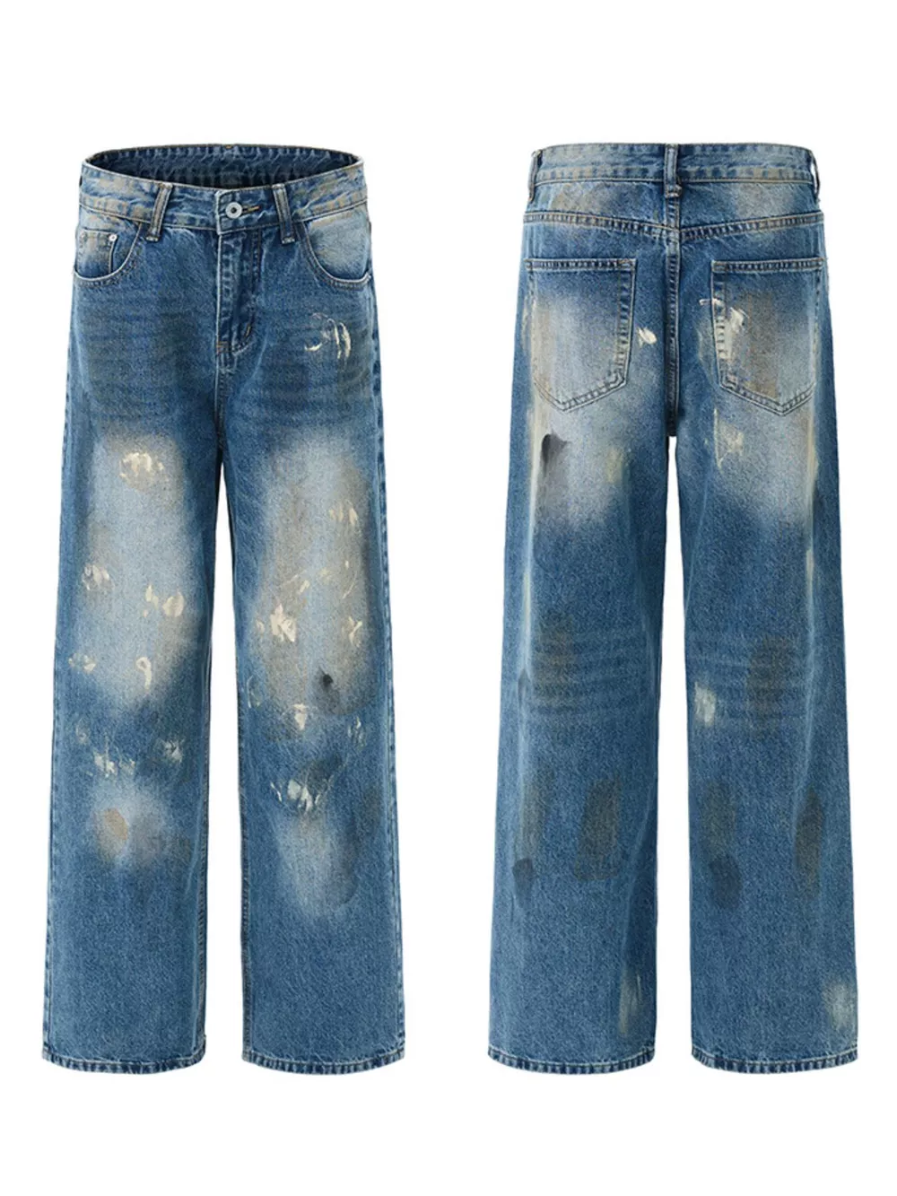 Men's Wide Leg Jeans, image 5