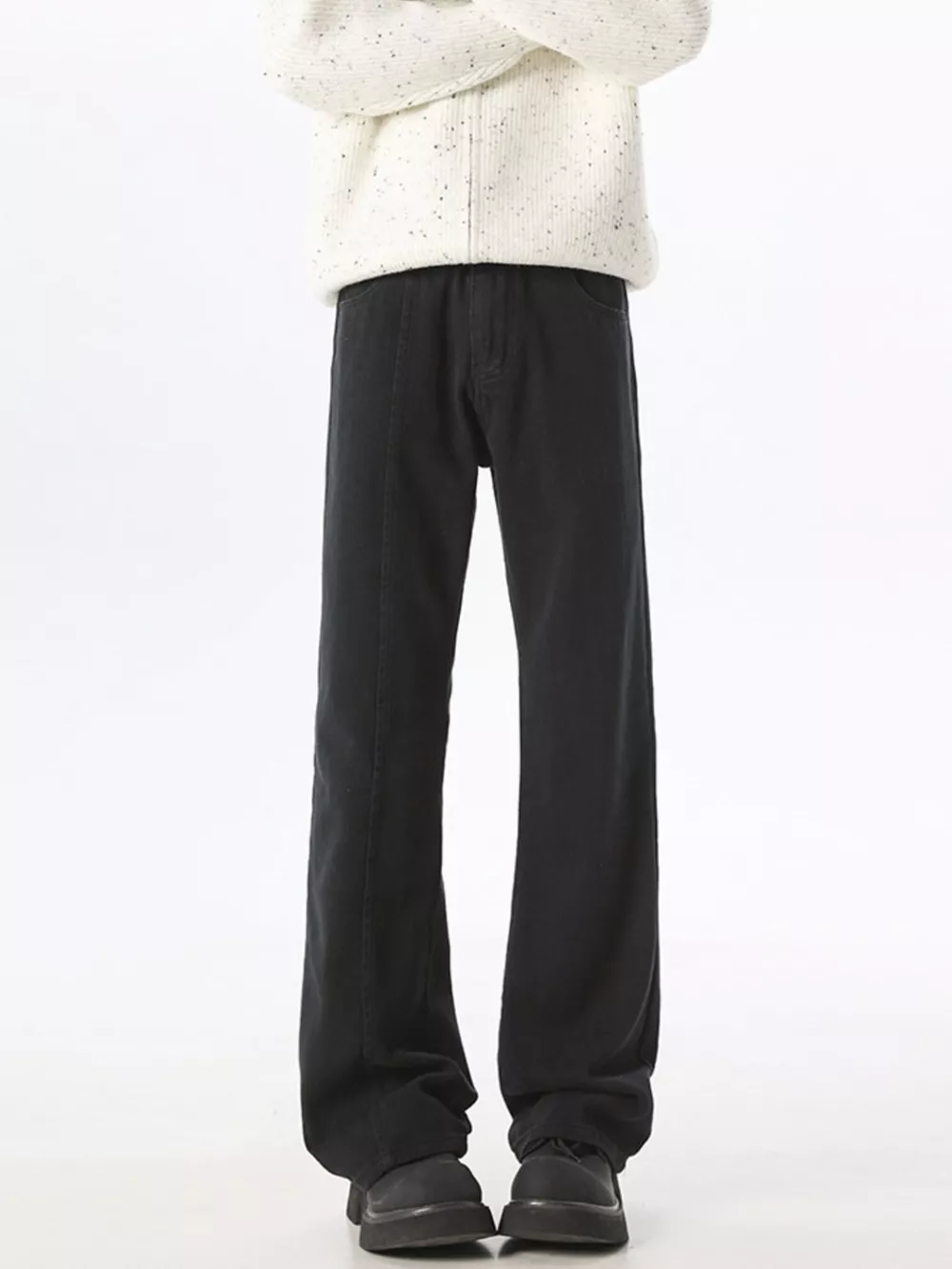 Men's Wide Leg Jeans, image 2