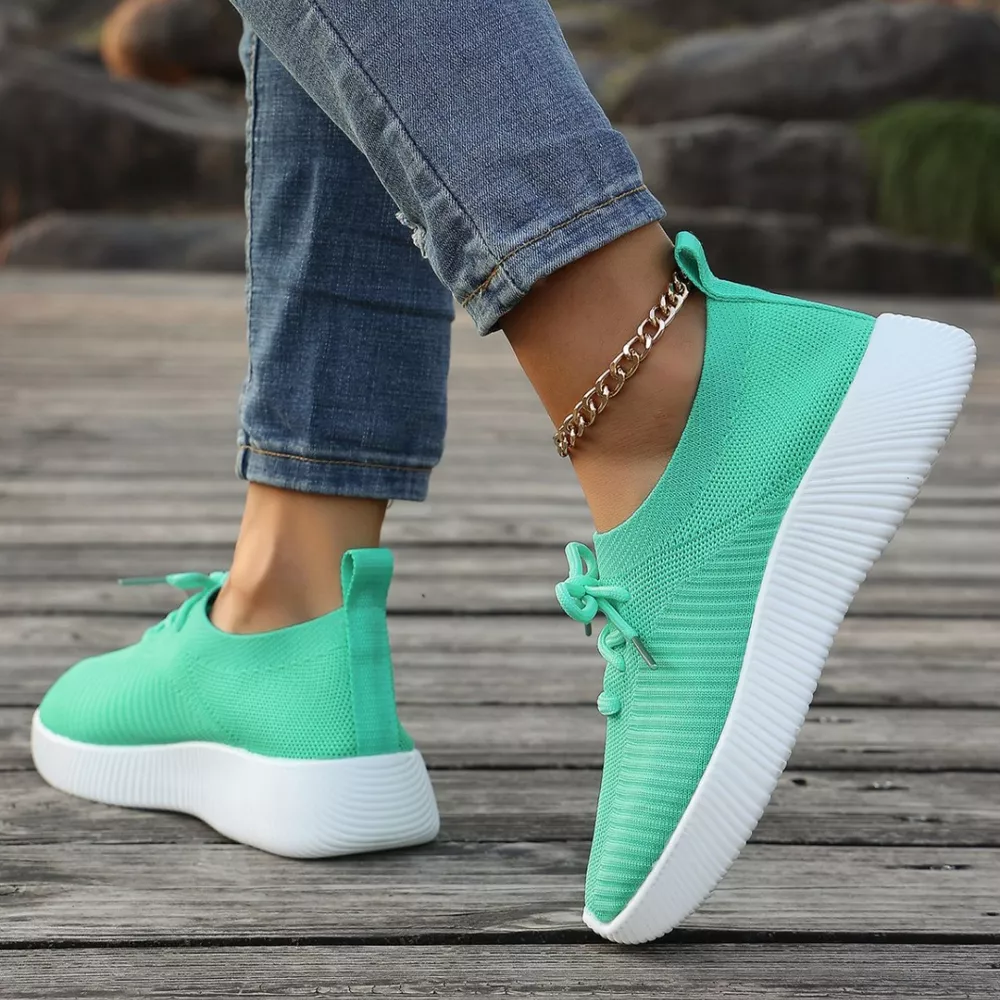 Round Toe Lace Up Sneakers, image 10
