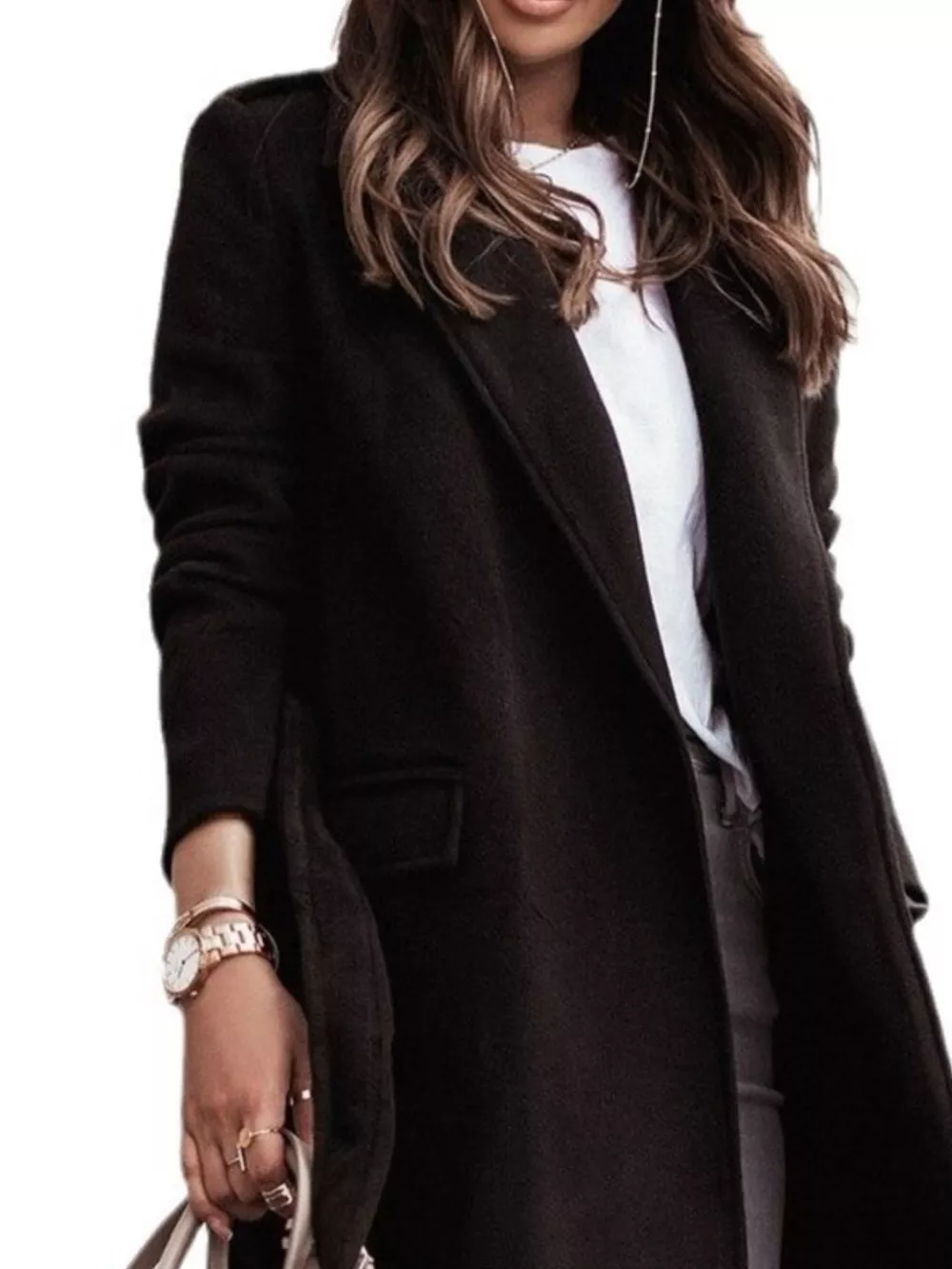 Tie Waist Longline Outerwear, image 7