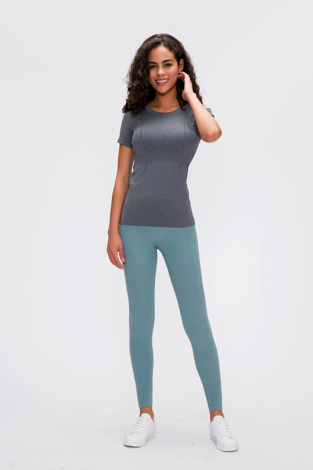 Round Neck Short Sleeve Active T-Shirt, image 24