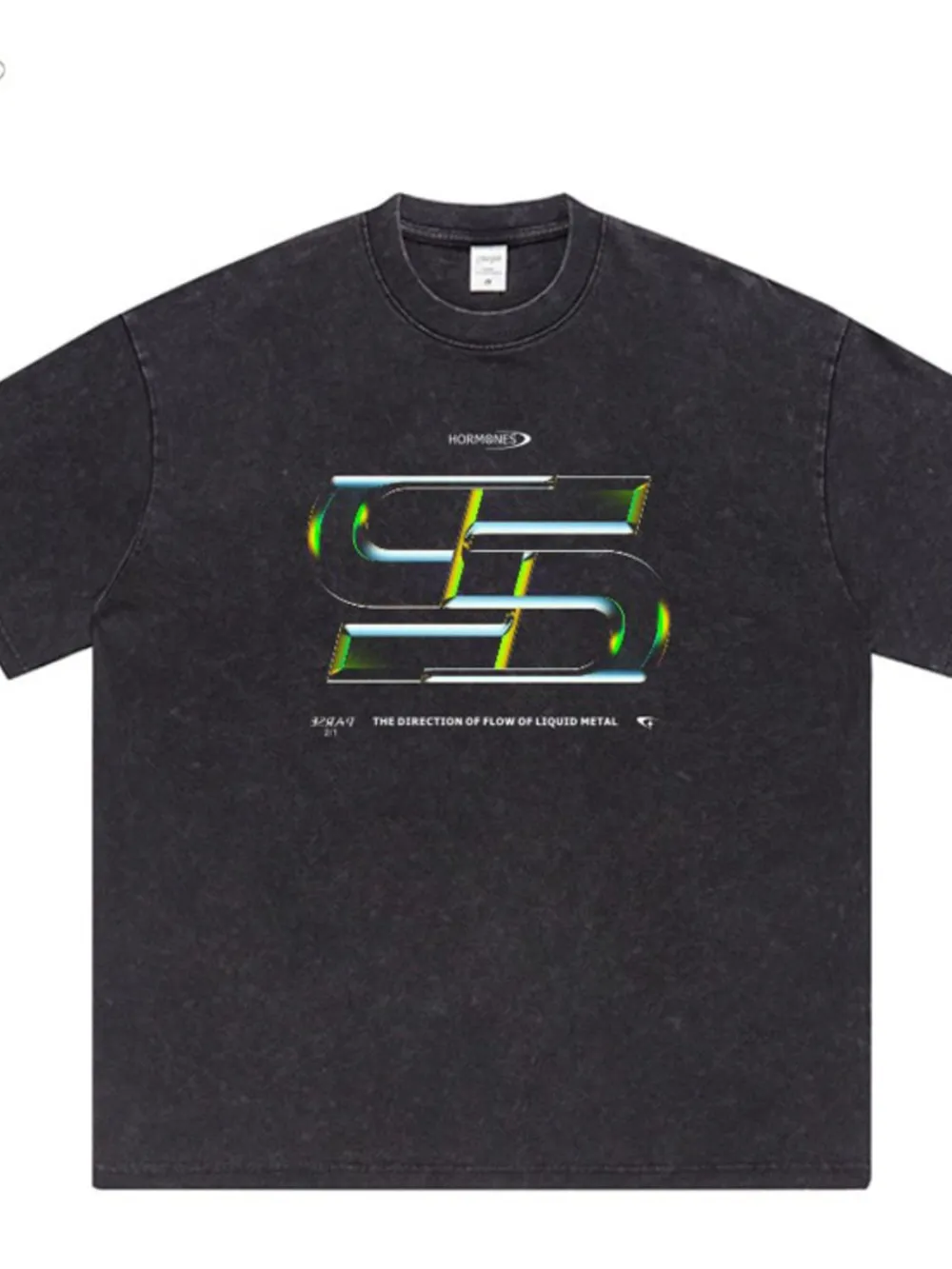 Men's Graphic Round Neck Short Sleeve T-Shirt