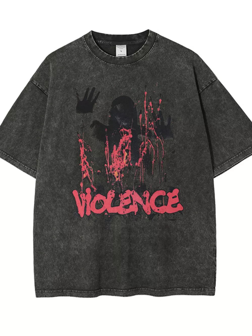 Men's Plus Size Graphic Round Neck Short Sleeve T-Shirt