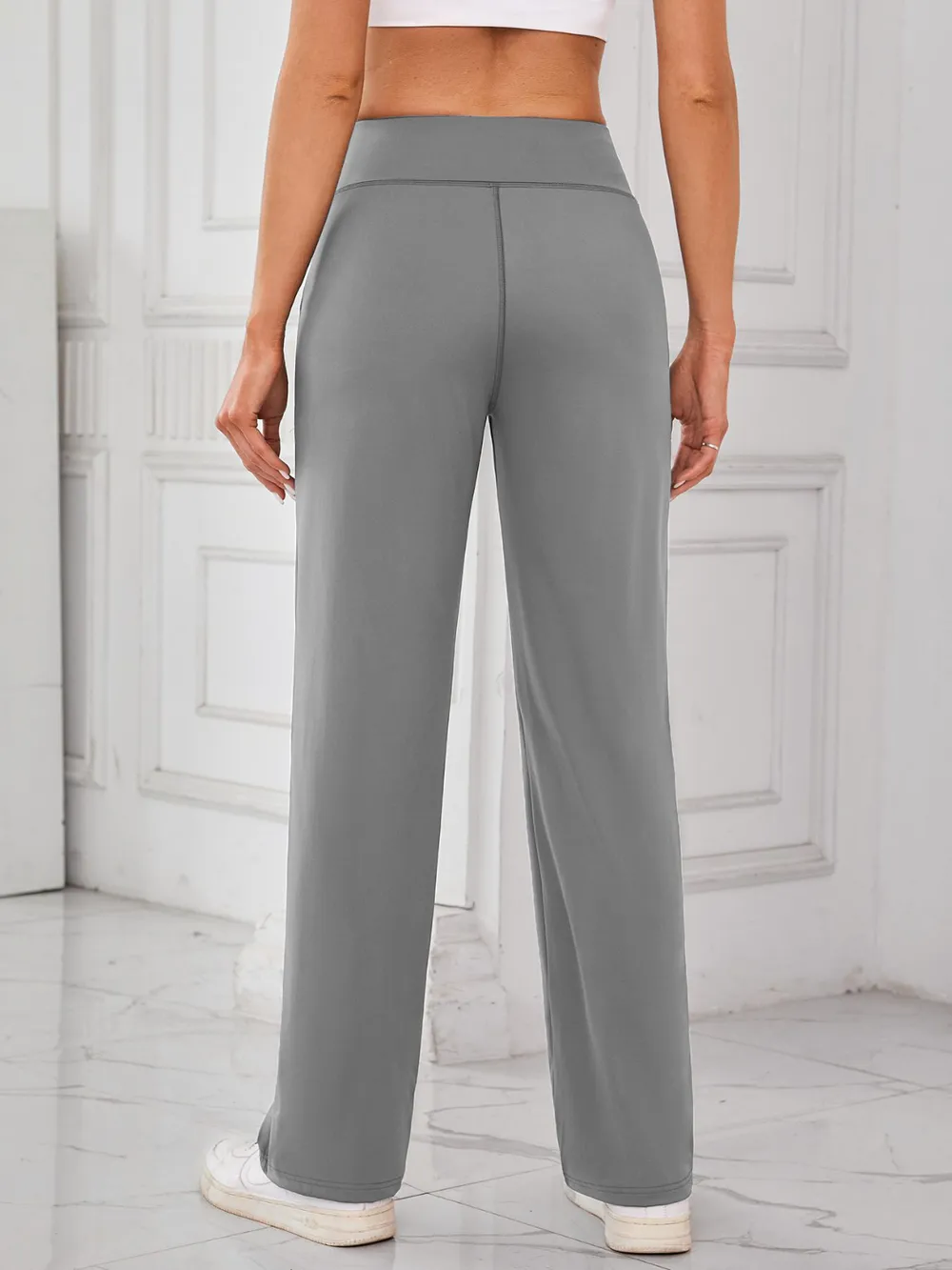 High Waist Active Pants with Pockets, image 19