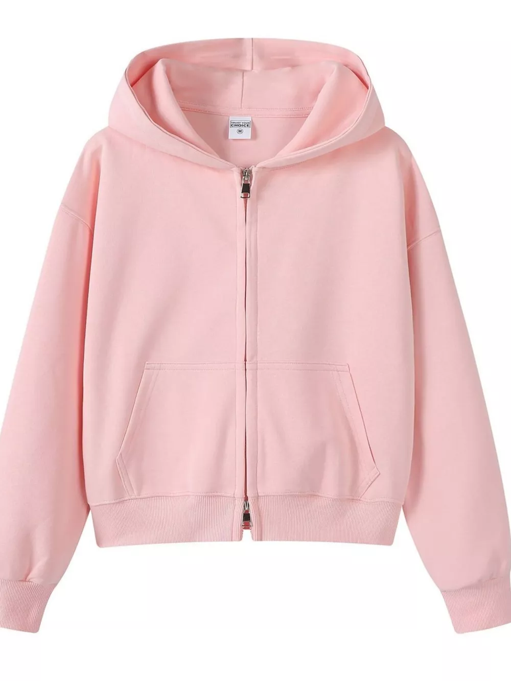 Full Size Casual Zip-Up Long Sleeve Hoodie Plus Size, image 23