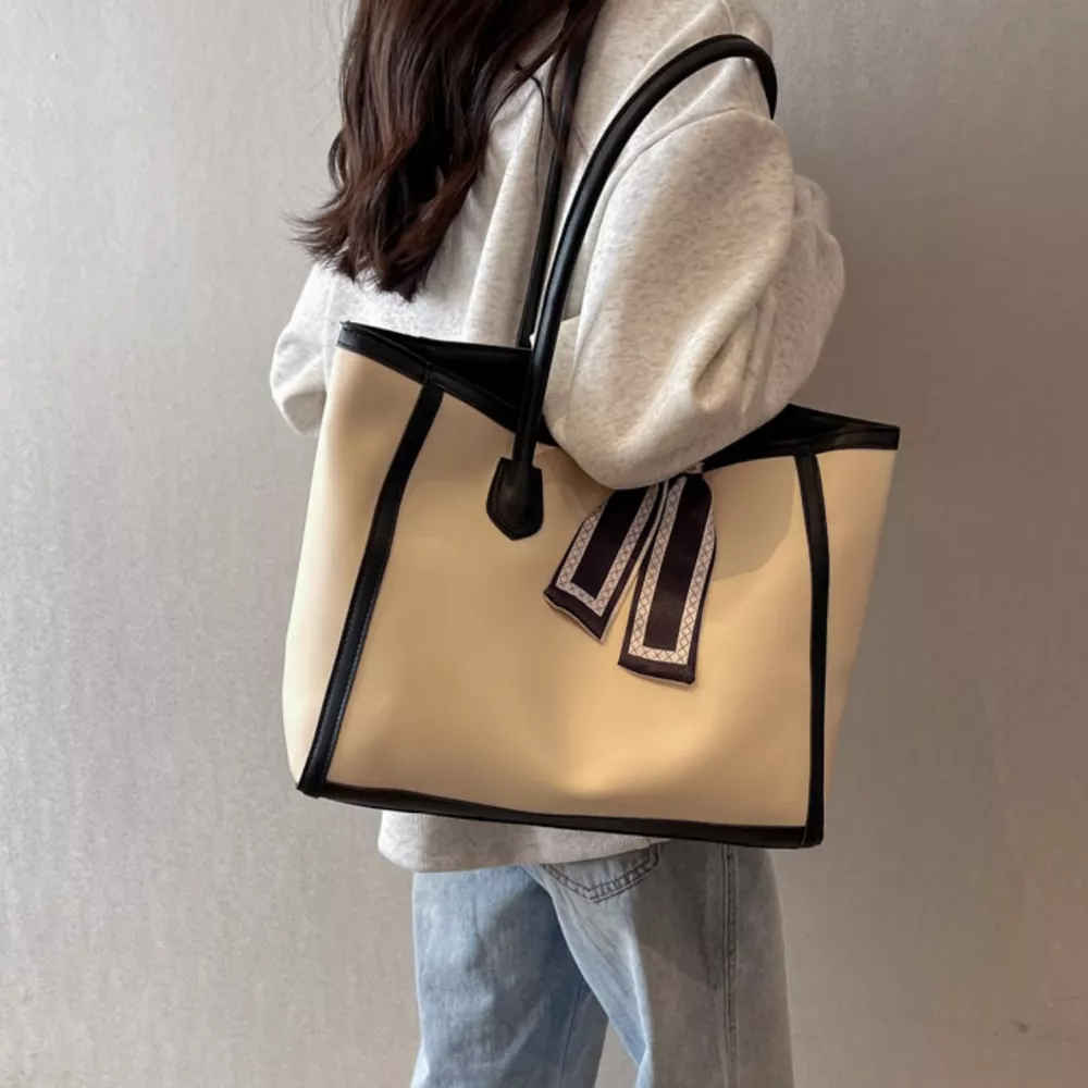 Contrast Tote Bag, image 5