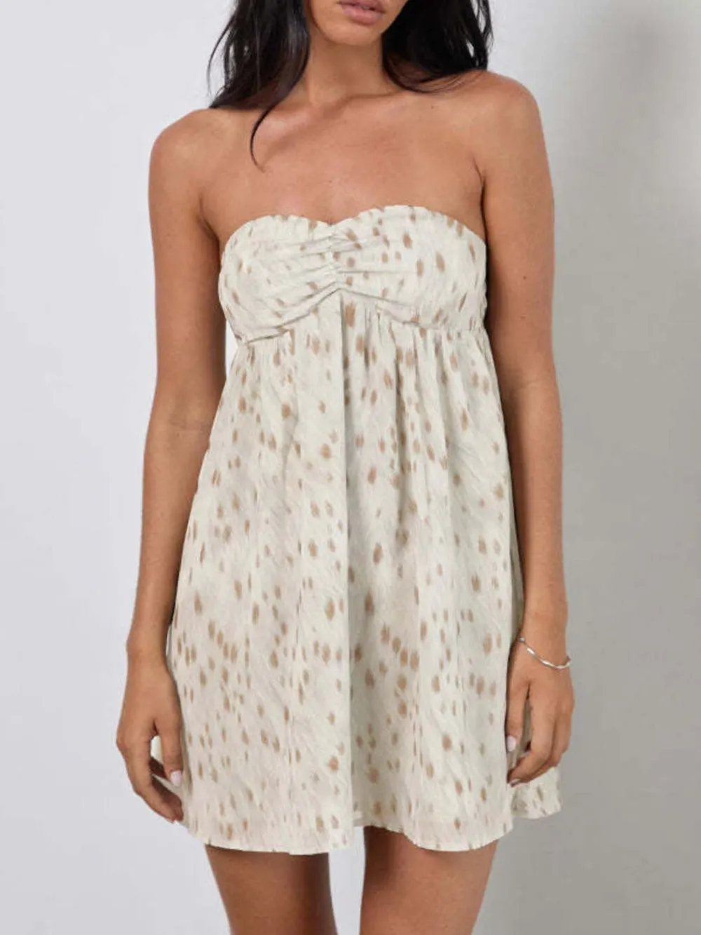 Sweetheart Neck Tube Mini Dress, image 2