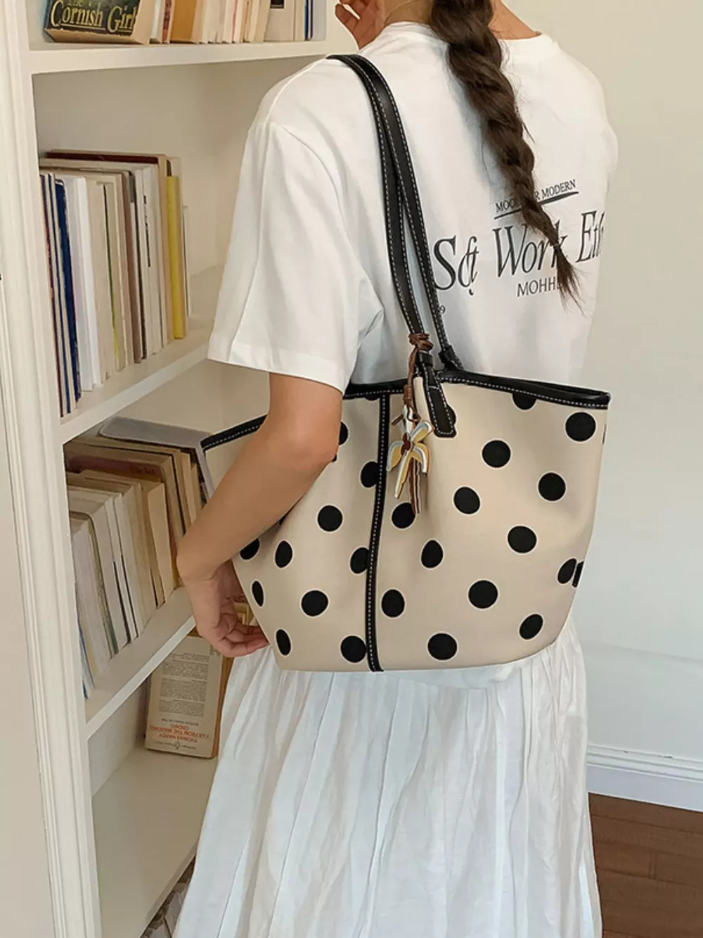 Polka Dot Shoulder Bag, image 3