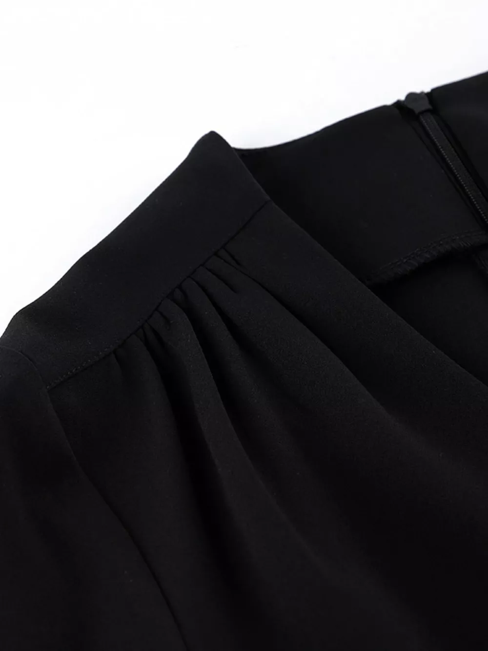Ruched Surplice Long Sleeve Dress, image 9