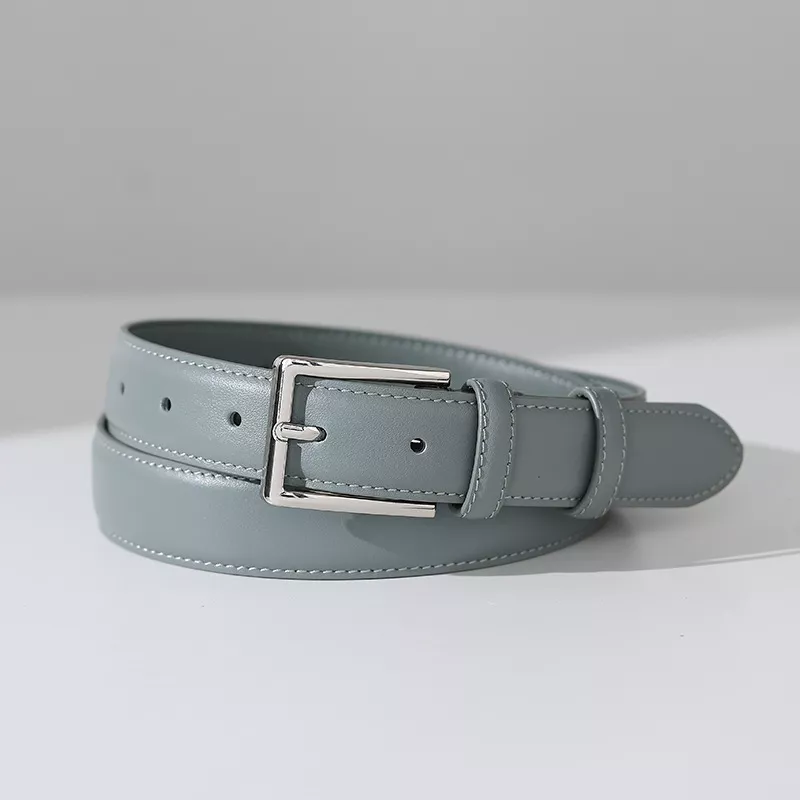 Silver Square Buckle Belt, image 5