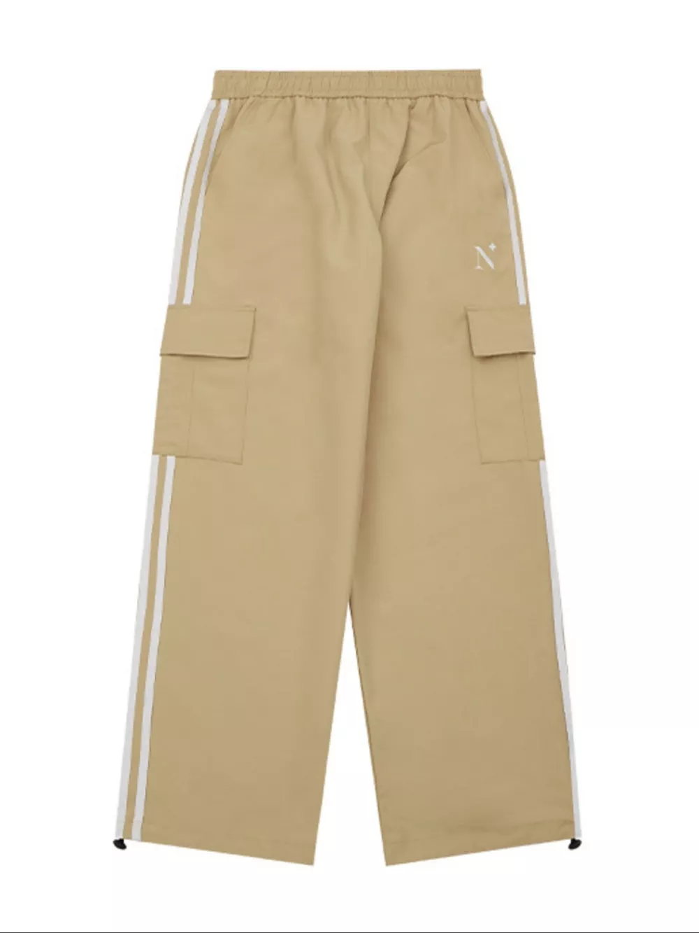 Men's Side Striped Wide Leg Cargo Pants, image 7