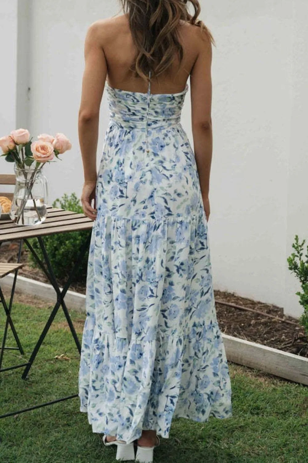 Printed Halter Neck Cami Dress, image 18