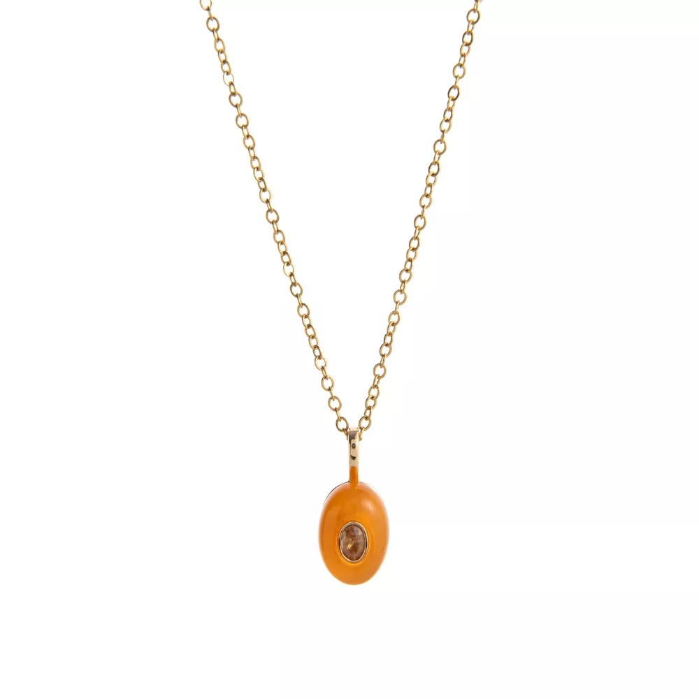 Natural Stone Pendant Necklace, image 12