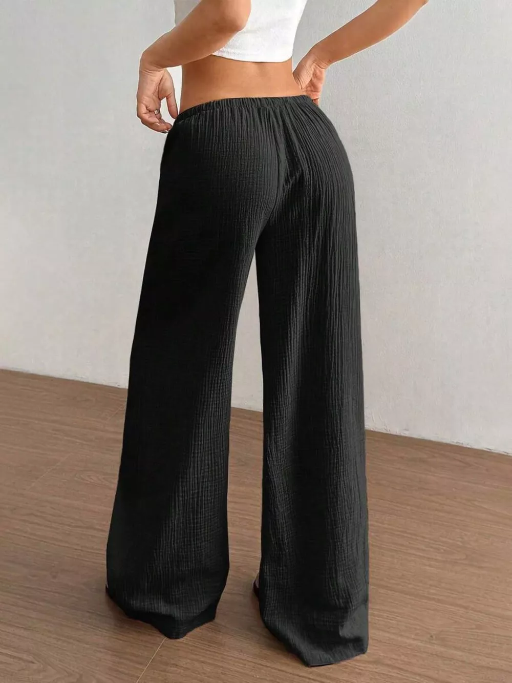 Wide-Leg Drawstring Pants, image 23