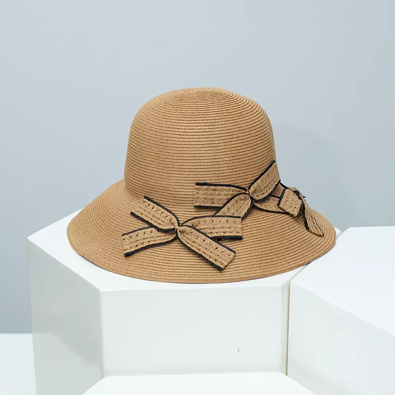 Bowknot Straw Sun Hat, image 3