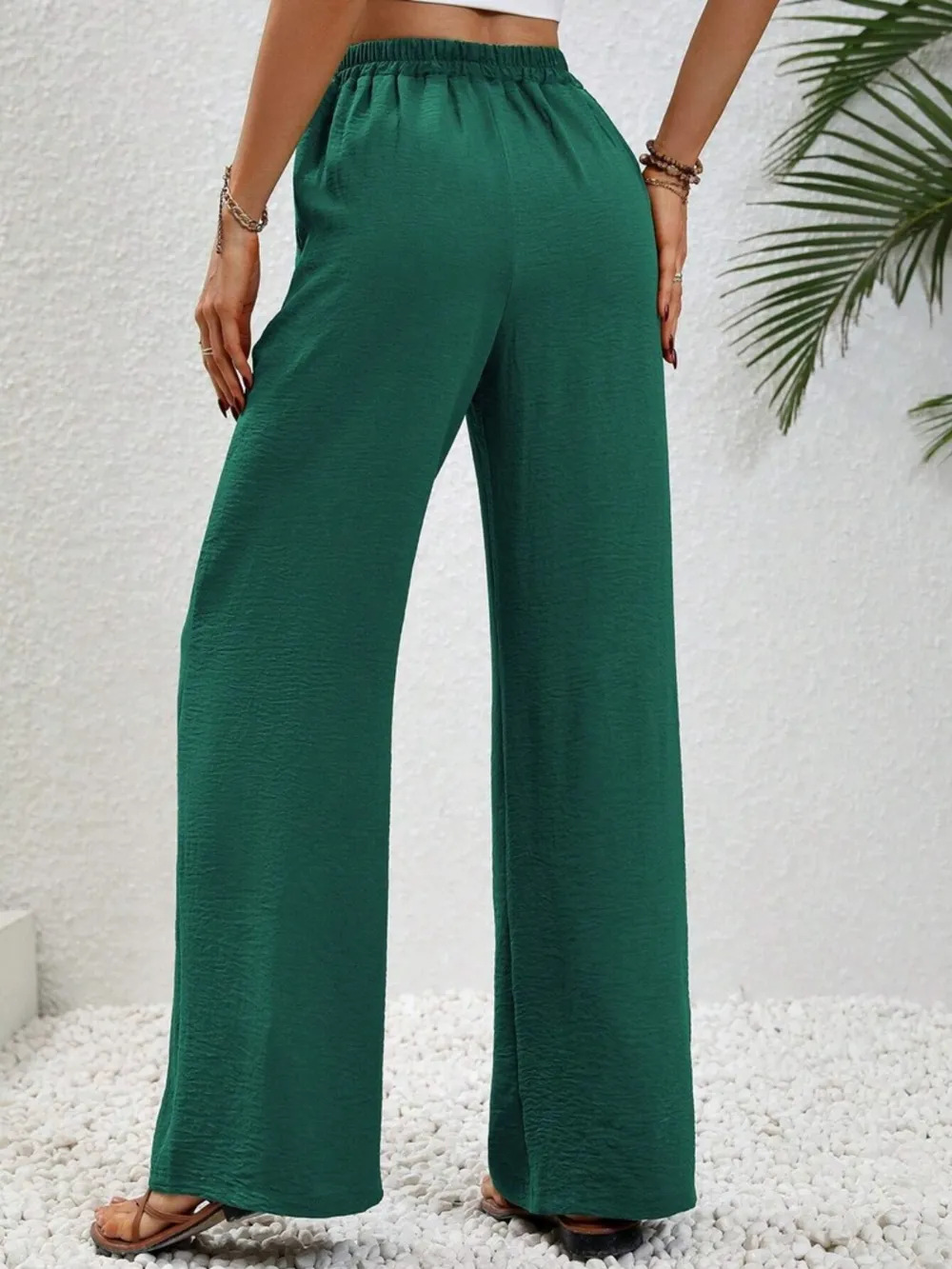 Wide Leg Drawstring Pants, image 23