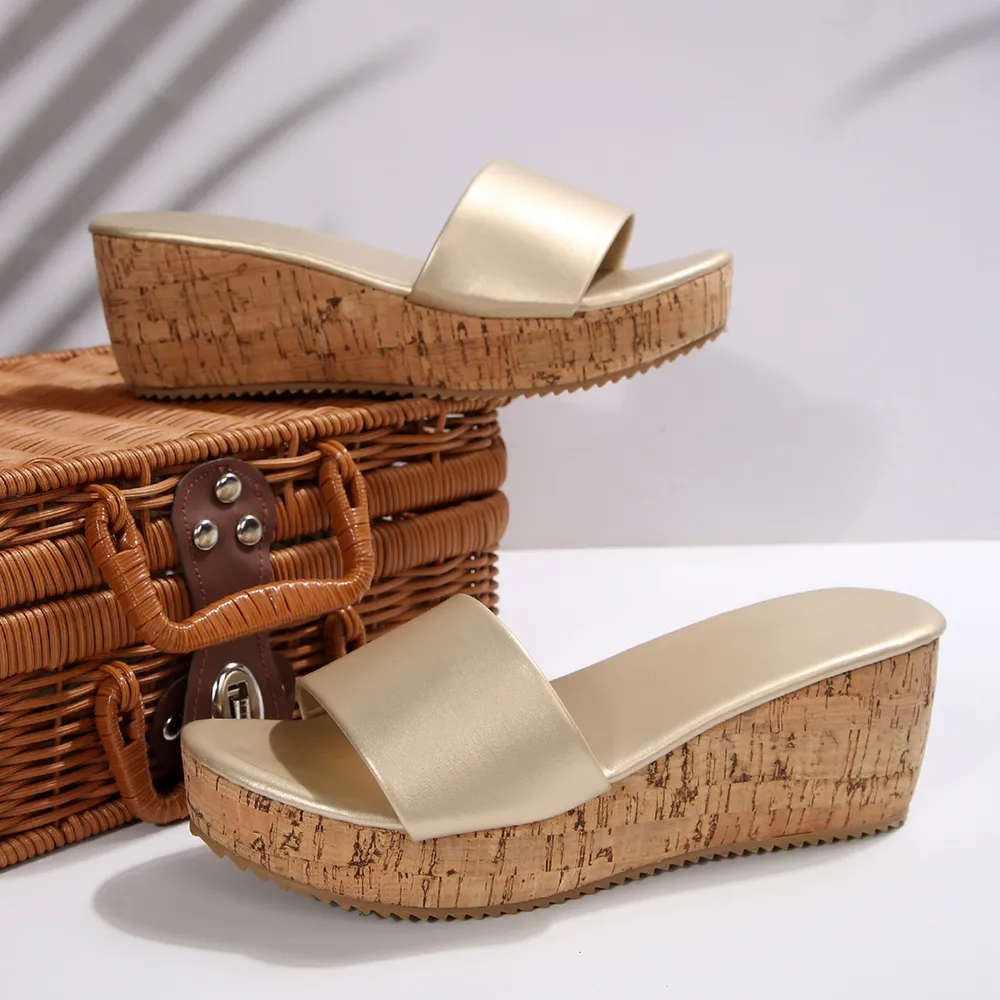 Open Toe Wedge Sandals, image 5