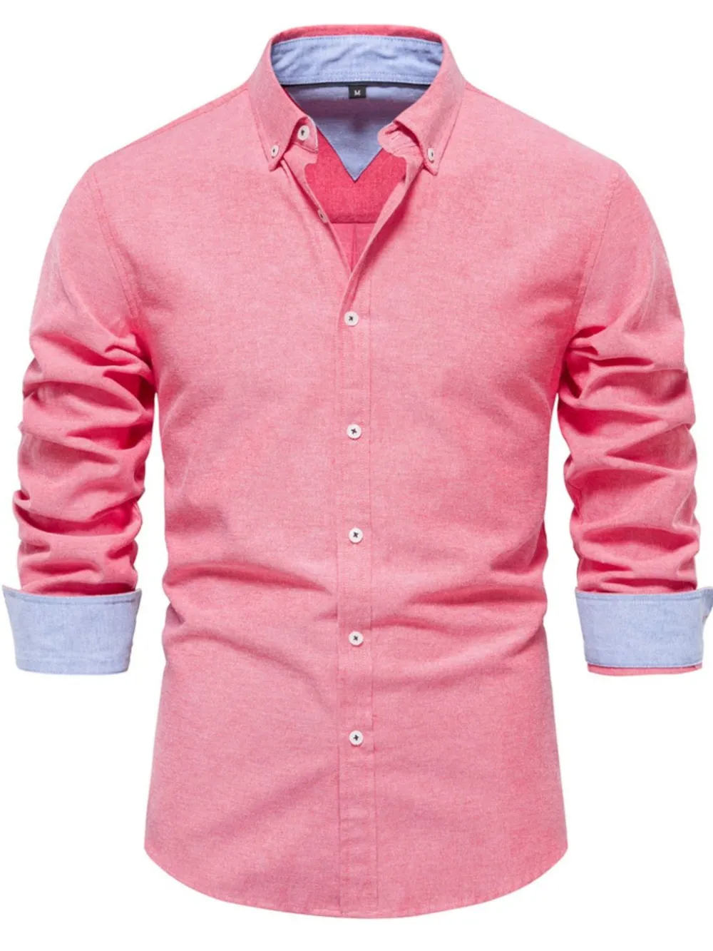 Men's Button Down Collared Neck Shirt, image 8