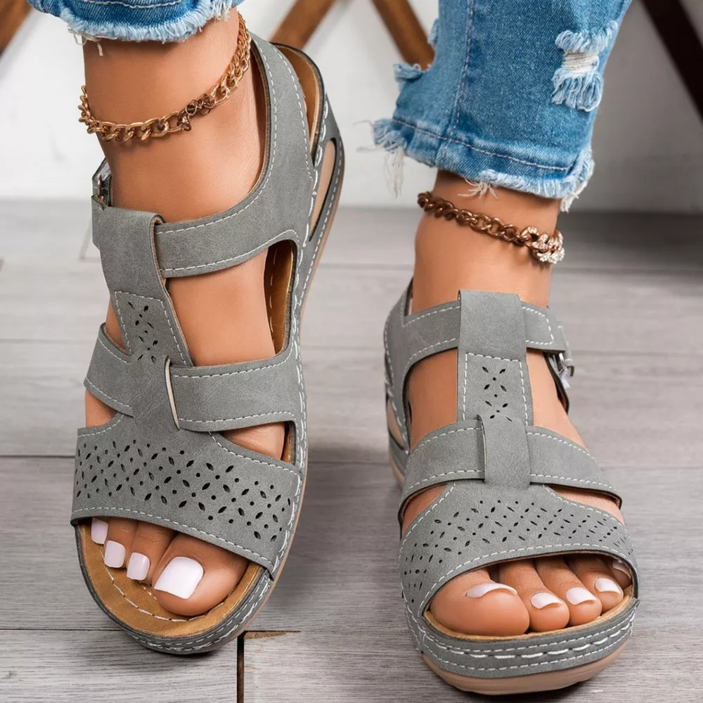 Open Toe Wedge Sandals, image 12