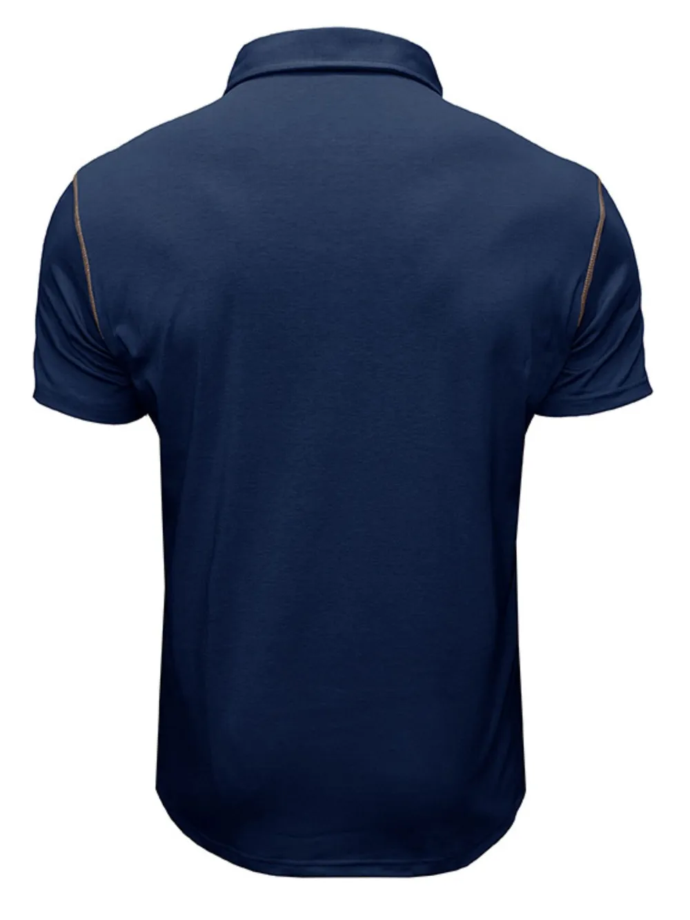 Men's Classic Polo Shirt with Contrast Stitching, image 12