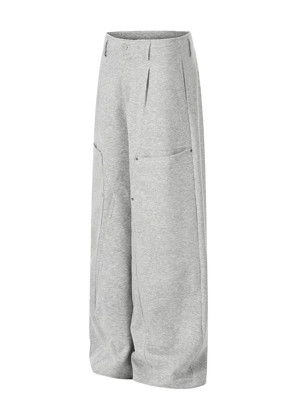 Men's Wide Leg Pants with Pockets, image 2