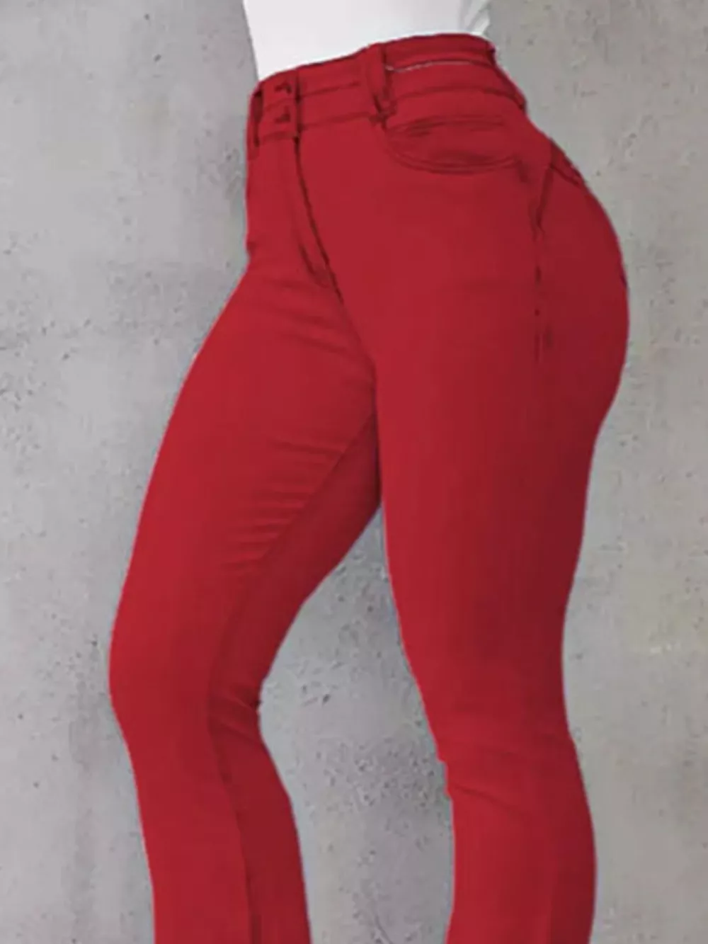 Full Size Wash High-Waisted Flare Jeans Plus Size, image 14
