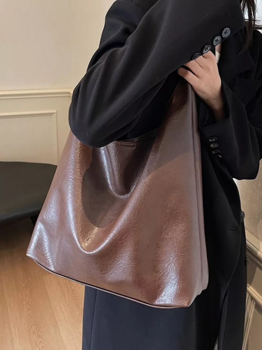 PU Leather Tote Bag, image 10