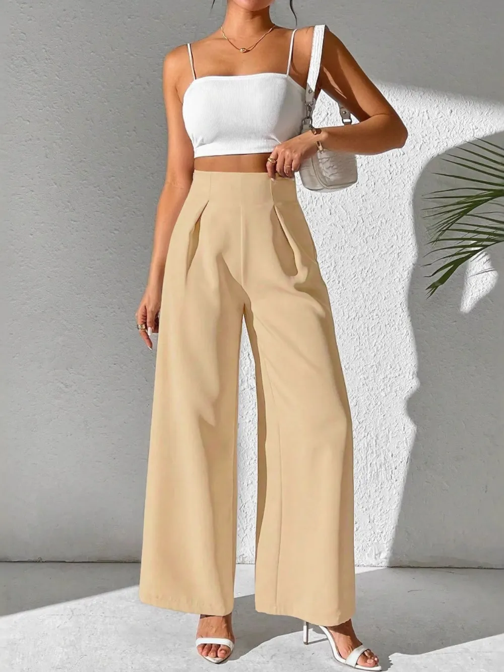 Wide Leg High Waist Pants, image 13