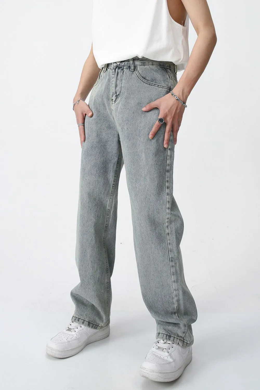 Baggy Jeans with Pockets, image 3