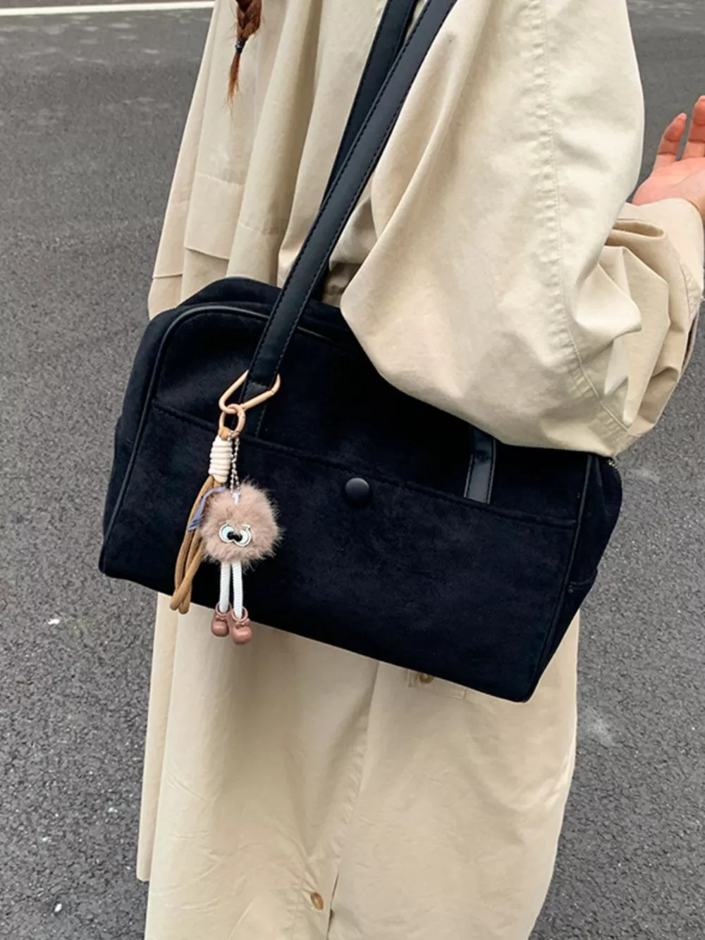 Vintage Handbag with Charm, image 12