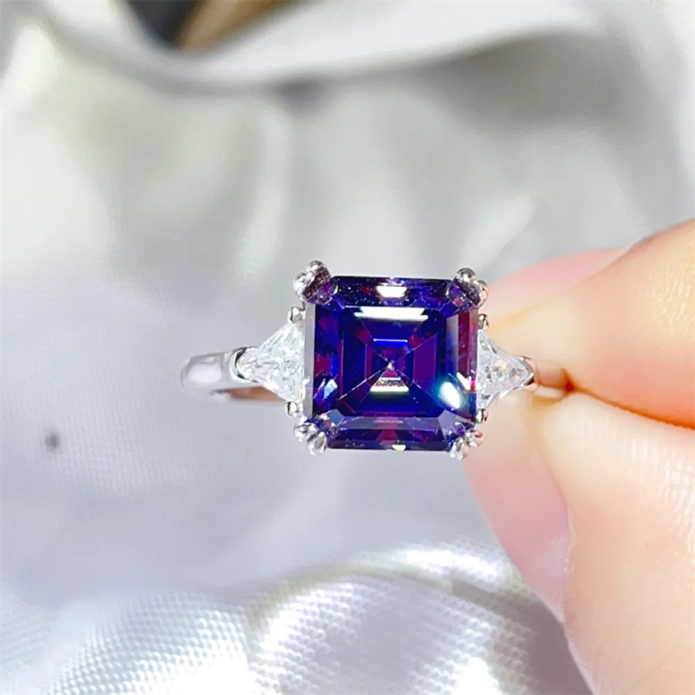 3 Carat Moissanite 925 Sterling Silver Ring, image 6