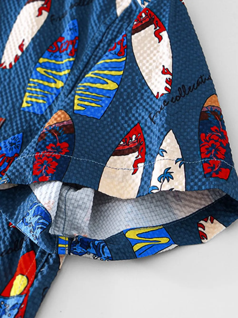 Men's Printed Button Up Short Sleeve Shirt, image 6