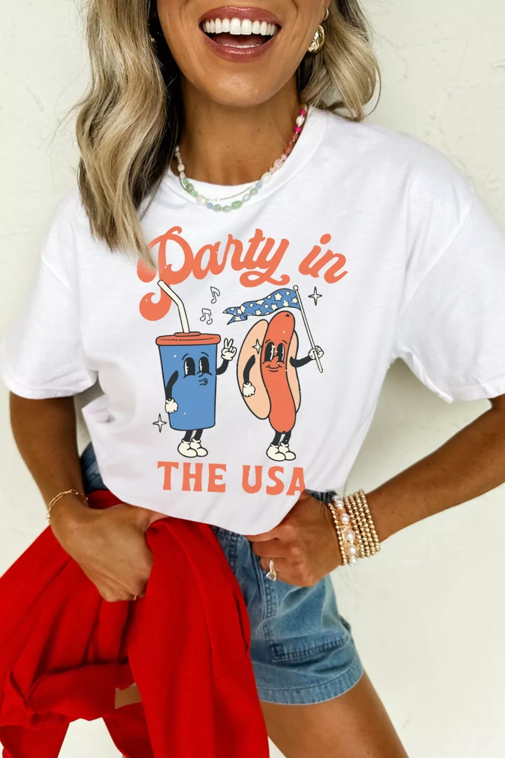 Party In The USA Patriotic Graphic Tee, image 5