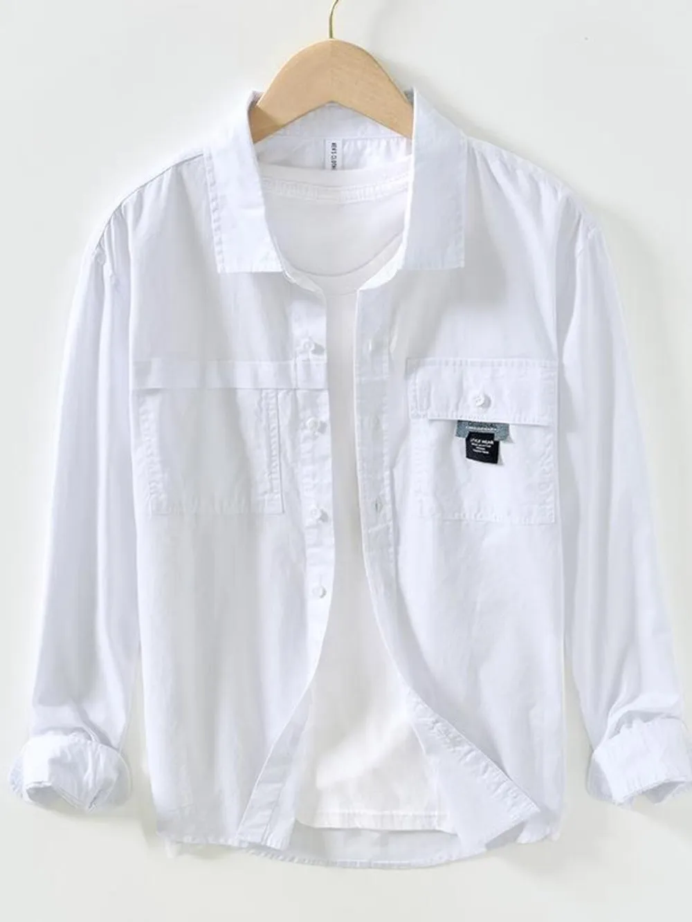 Men's Long Sleeve Button-Up Shirt, image 9