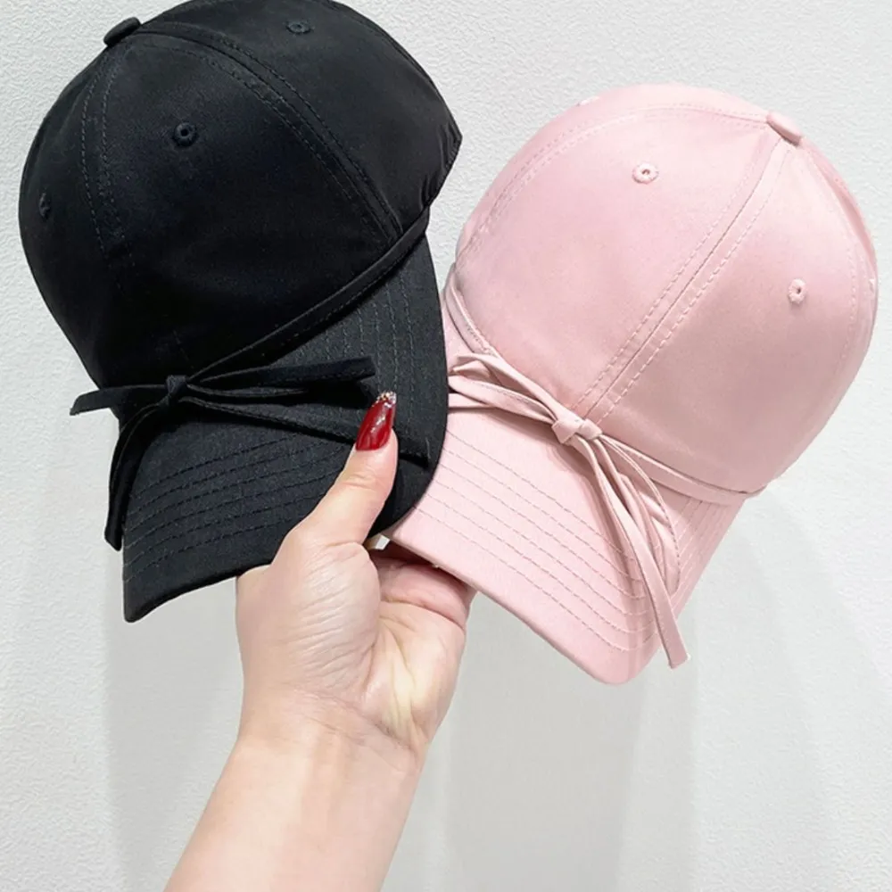 Bow Solid Color Baseball Cap, image 9