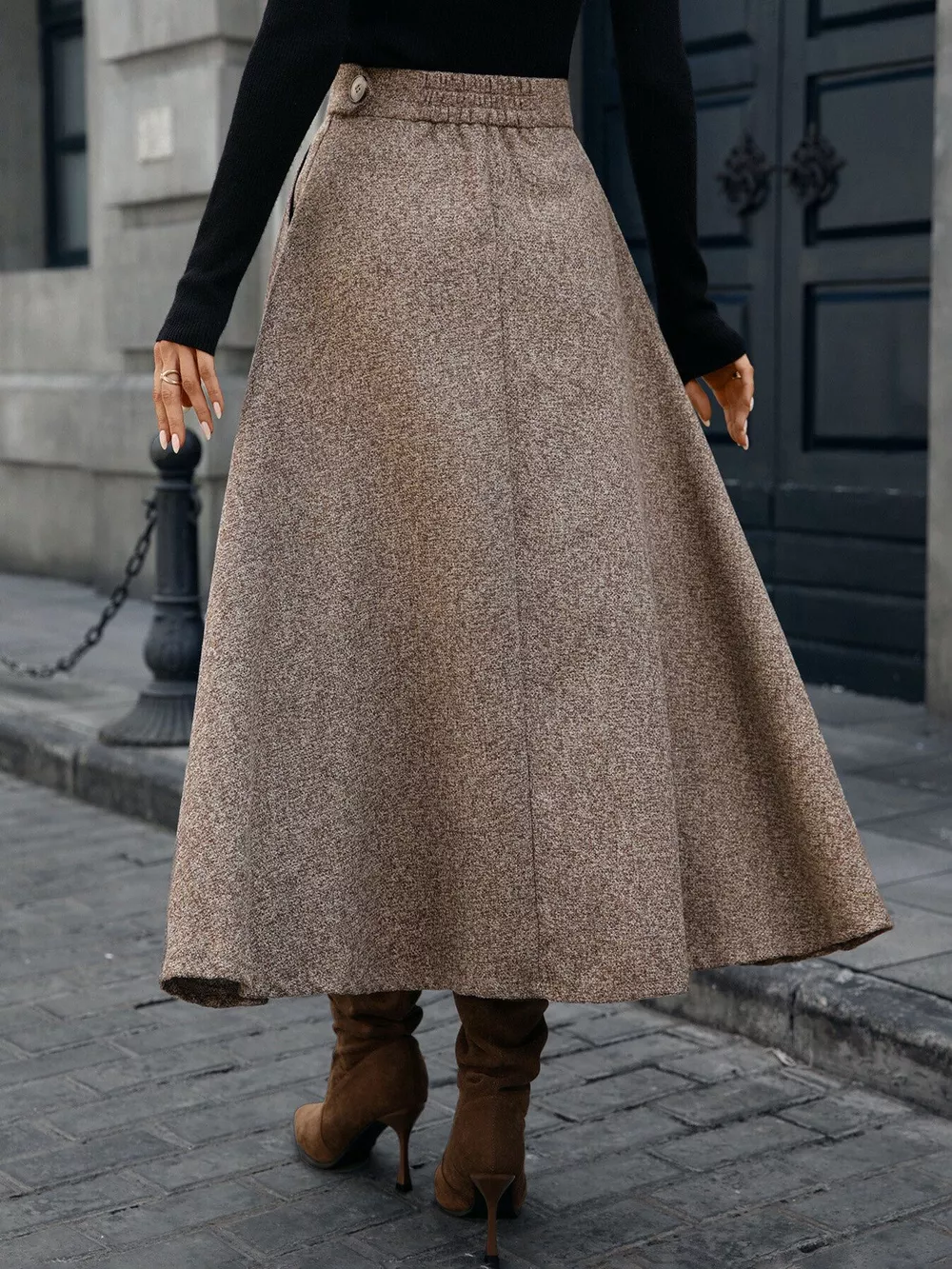 A-Line Midi Skirt, image 18