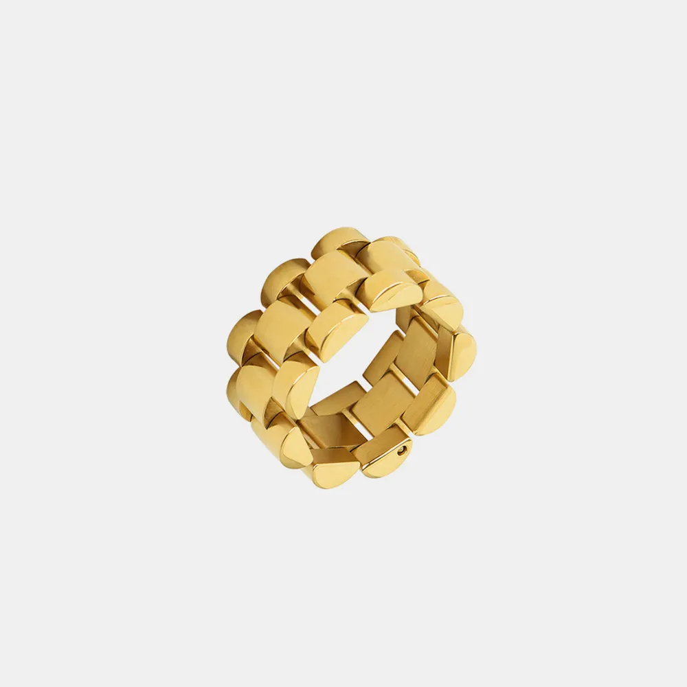 Plated Titanium Steel Ring, image 6