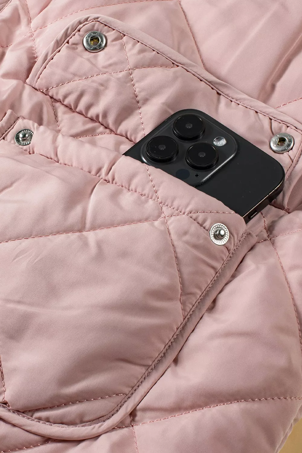 Quilted Sherpa-Lined Vest Coat, image 13