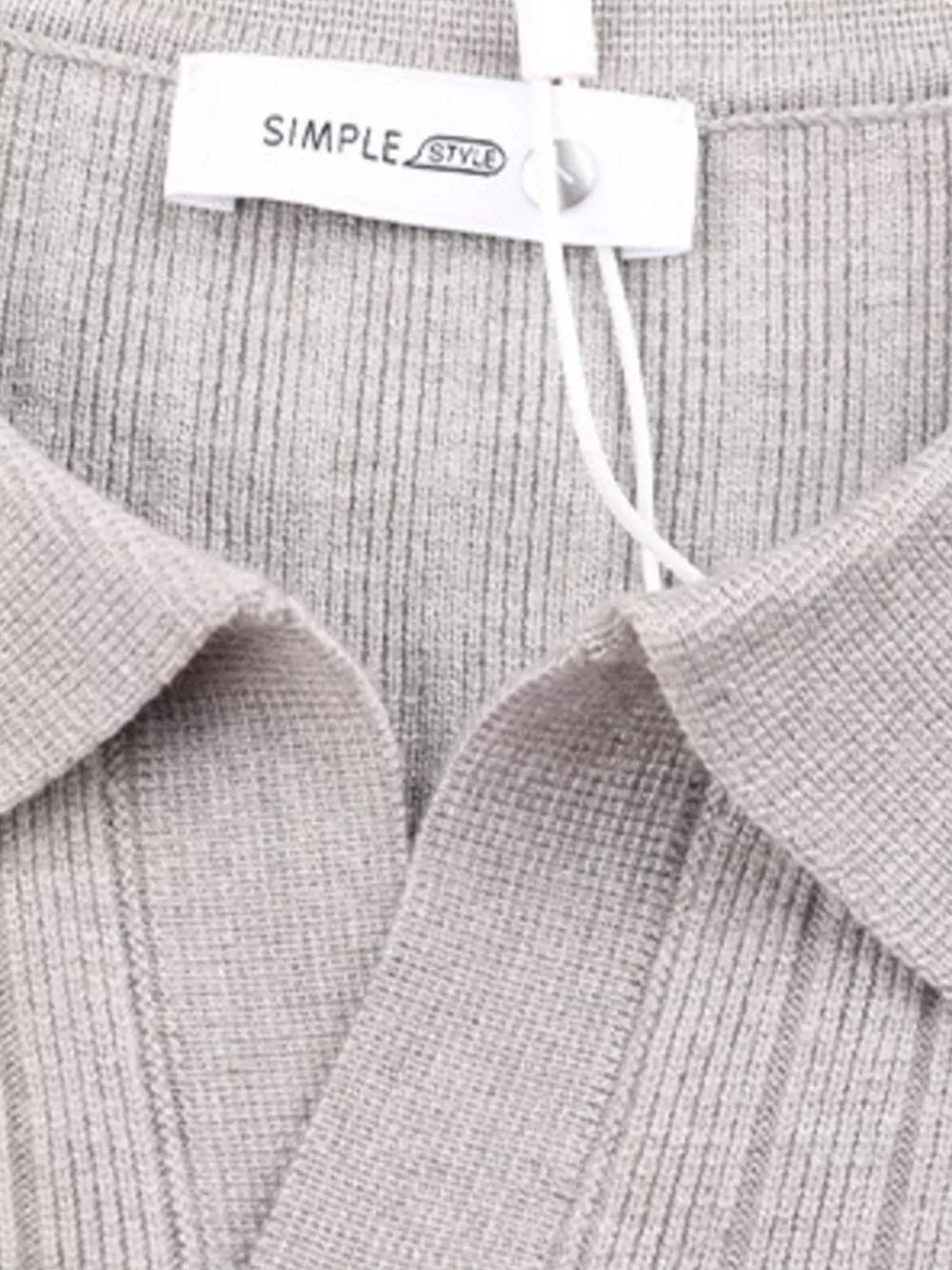 Men's Plus Size Long Sleeve Textured Knit Sweater, image 3